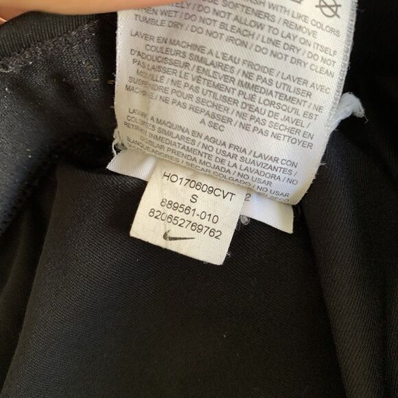 NIKE Pro Training Tights Dri-FIT Women S Black Running Workout Gym Athletic 27" - Picture 11 of 11